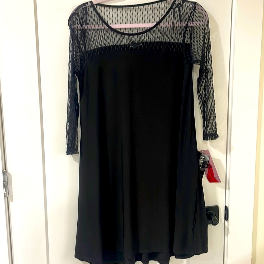 Black Nina Leonard Dress